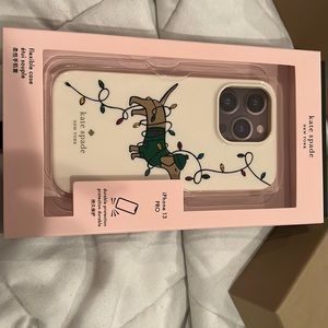 Christmas Kate Spade phone case. Brand new-never used.